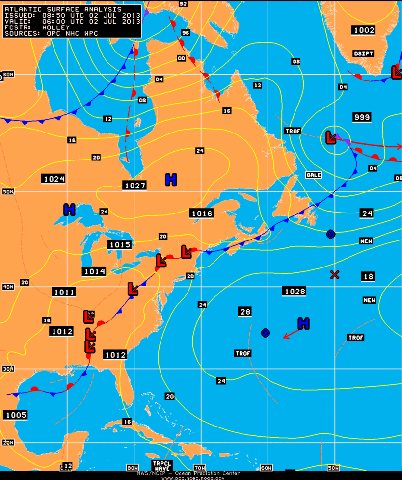 Atlantic Weather Charts Met Office