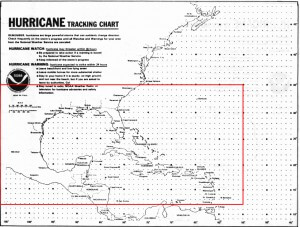 hurricane tracking map