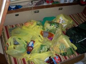 The additional provisions before we stored them away.