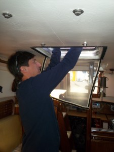 Jeff opening salon hatch