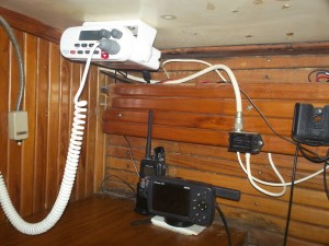 Aft cabin "nav station"