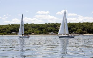 Two Boats in Northport Bay