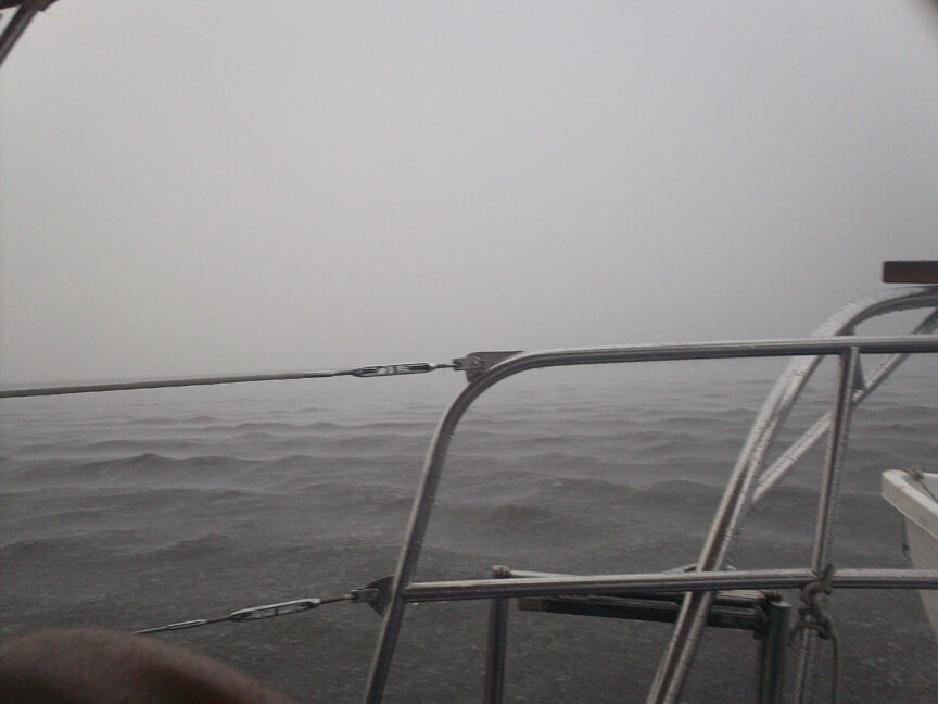 Not the worst of it, but still pretty low visibility