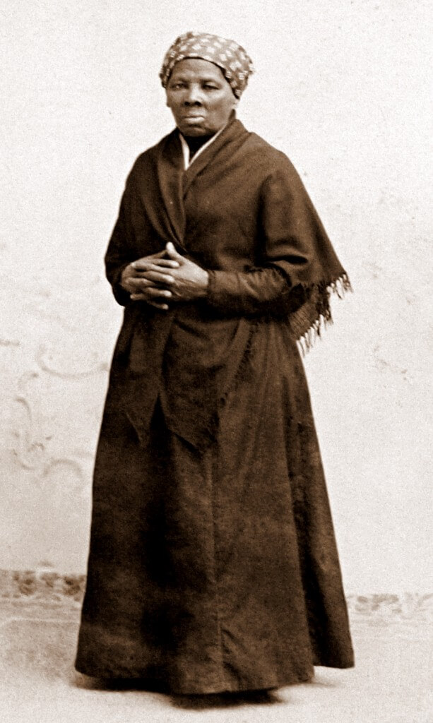 Harriet Tubman in 1885, again from Wikipedia