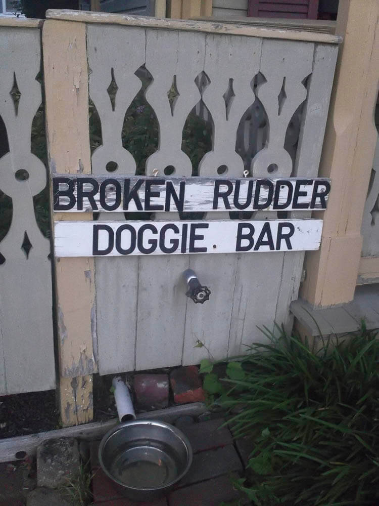 Another doggie bar somewhere on the streets of St. Michaels