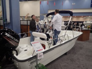 We had to stop by to see the Boston Whaler Montauk, one of which we owned and loved for a dozen years. You see, I am not anti-powerboat!