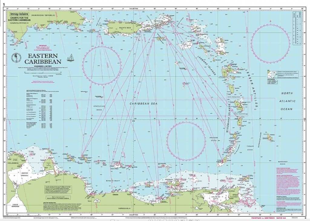 Imray Iolaire Chart 1 - Eastern Caribbean
