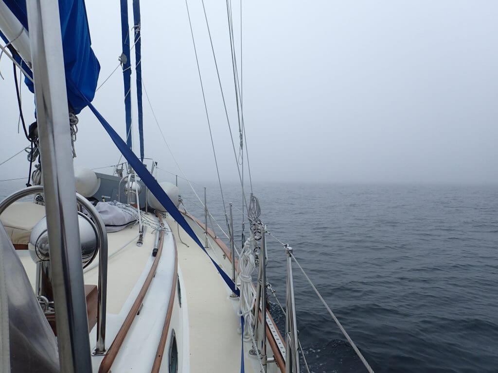 Fog off the bow