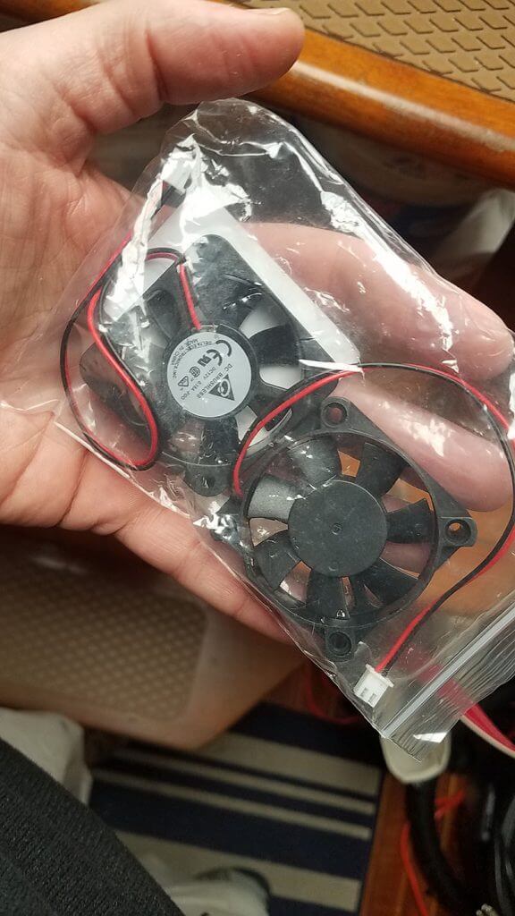 Small .18 amp fans for electronics.